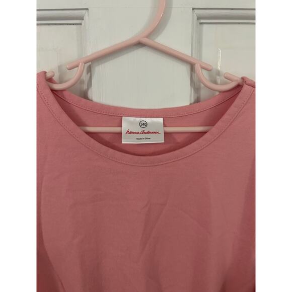 Hanna Andersson Pink Dress Size 10 (140) with Pockets - Picture 2 of 4